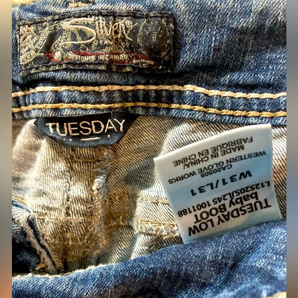 31x31 Silver Jeans Tuesday low baby boot - Picture 4 of 4